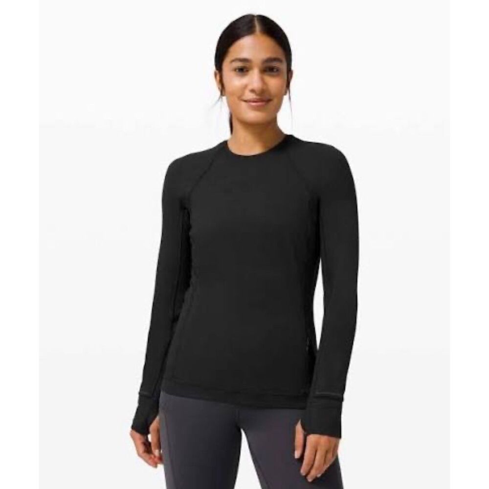 Lululemon Runderful Long Sleeve Black Size 6